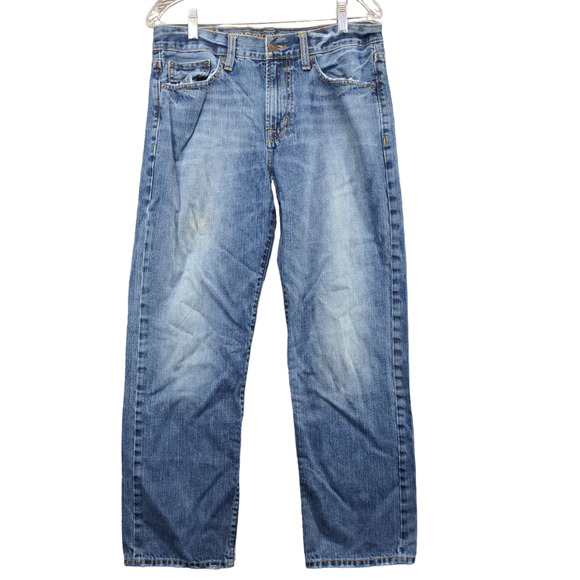 American Eagle Mens Made to Last Jeans Blue 30x30 Relaxed Straight Leg Denim - Picture 1 of 12